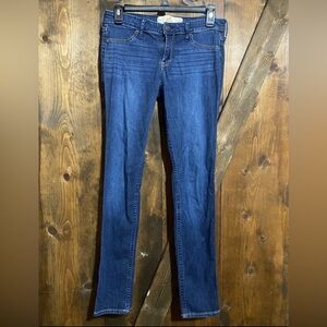 Hollister Women's Dark Blue Skinny Jeans
